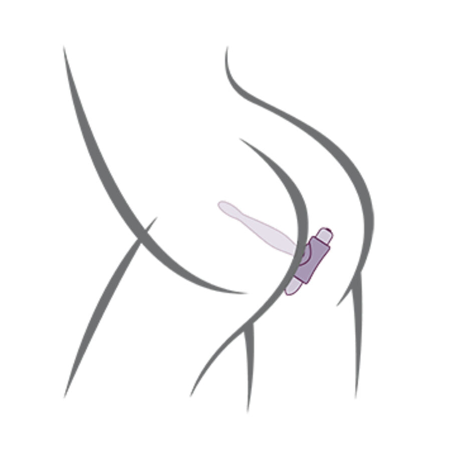 ROCKS- OFF - PETITE SENSATIONS TEAZER ANAL PLUG VIBRATOR PURPLE