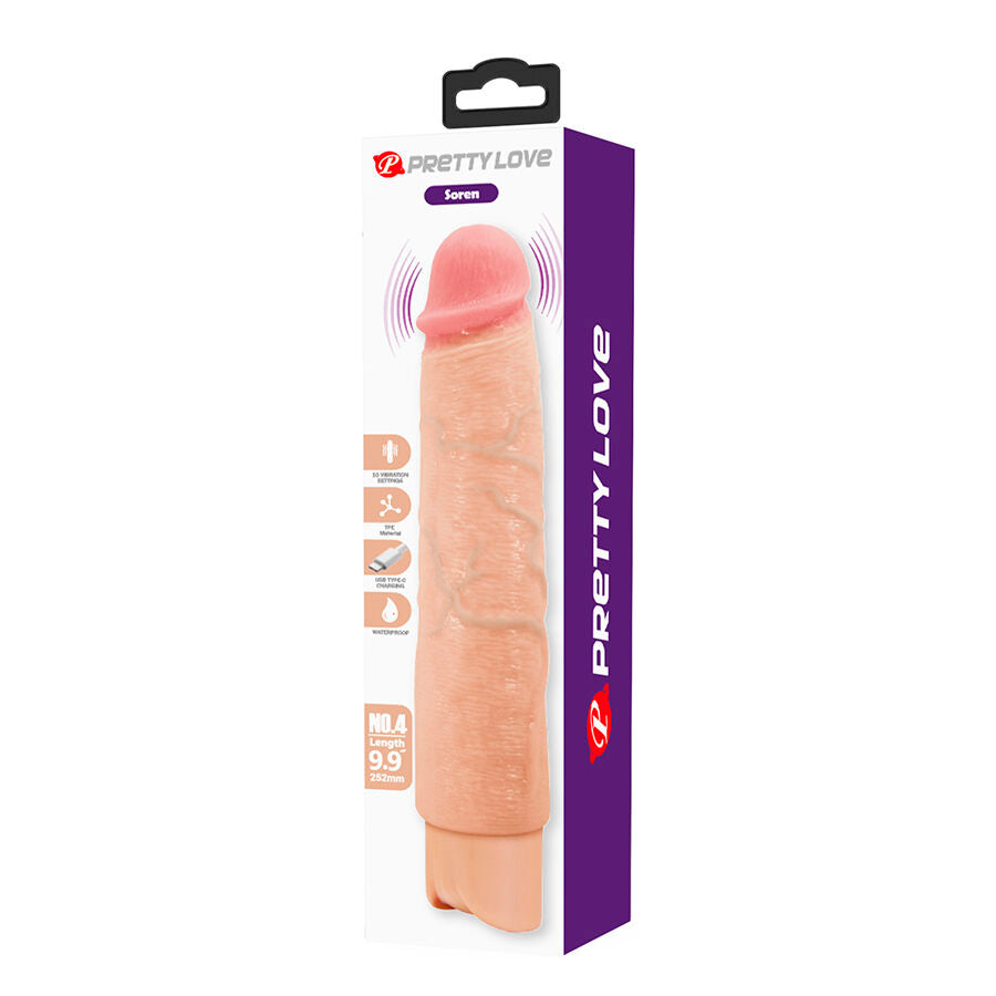 PRETTY LOVE - SOREN FLEXIBLE REALISTIC VIBRATOR