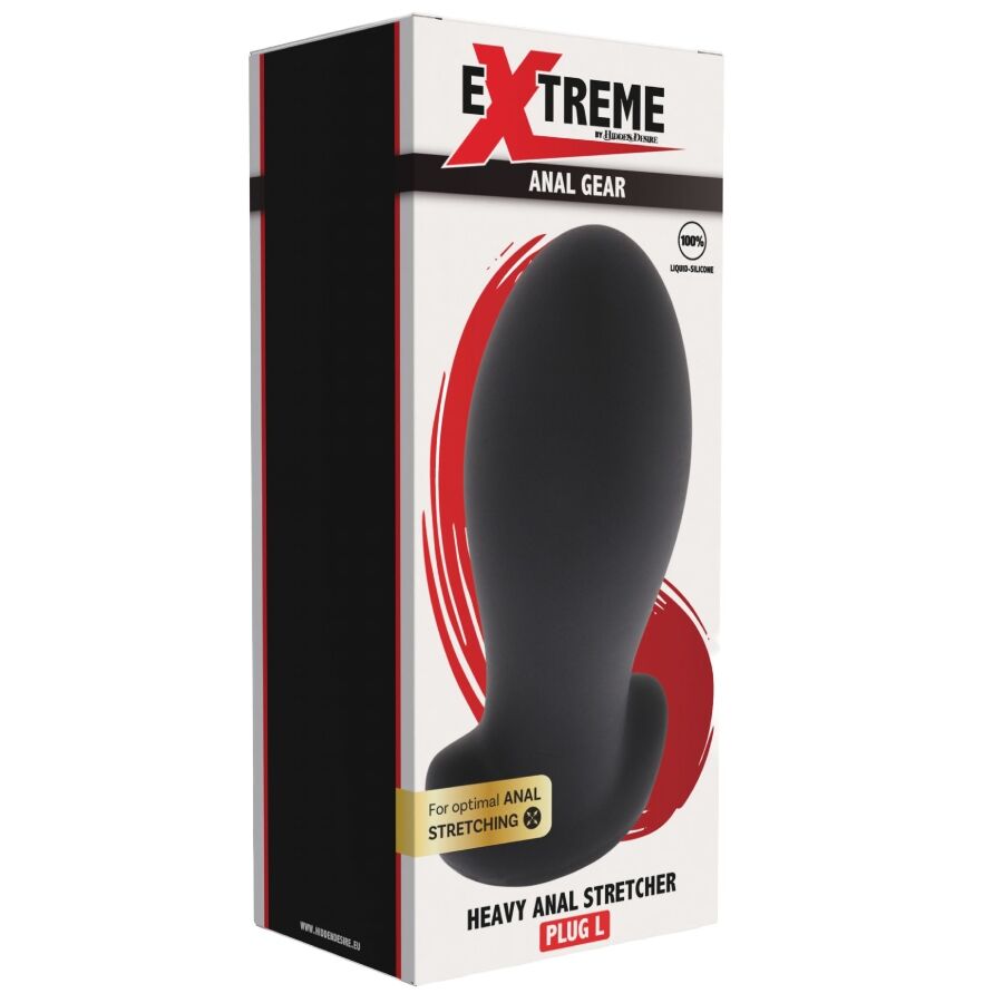 HIDDEN DESIRE - EXTREME HEAVY ANAL STRETCHER PLUG LARGE
