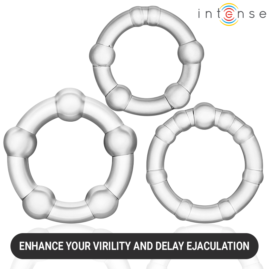 INTENSE - BOURNE SET OF 3 PENIS RING