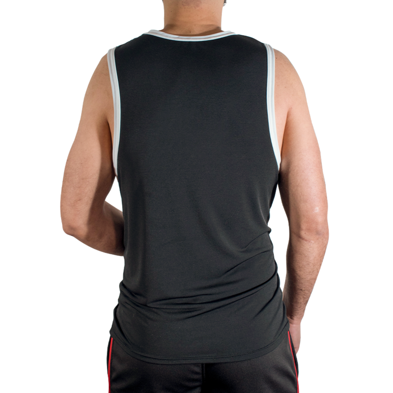 MACHO - CMV004 BLACK GYM T-SHIRT S/M