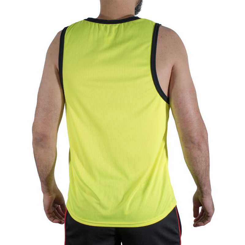 MACHO - CMV001 YELLOW GYM T-SHIRT L/XL