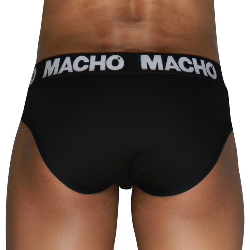 MACHO - MCH007 CLASSIC SLIP BLACK + BLACK L