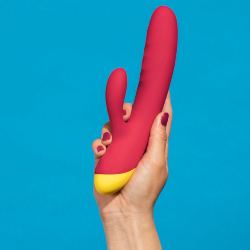 ROMP - JAZZ RECHARGEABLE RABBIT VIBRATOR RED