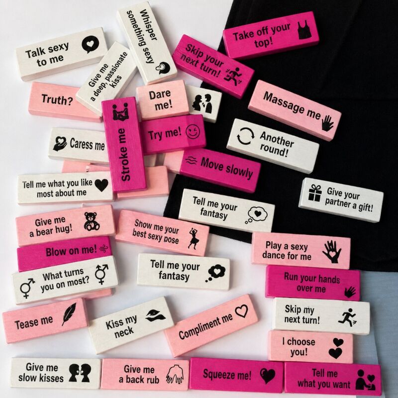 DIABLO PICANTE - BAG OF 16 LOVE BLOCKS - ENGLISH VERSION