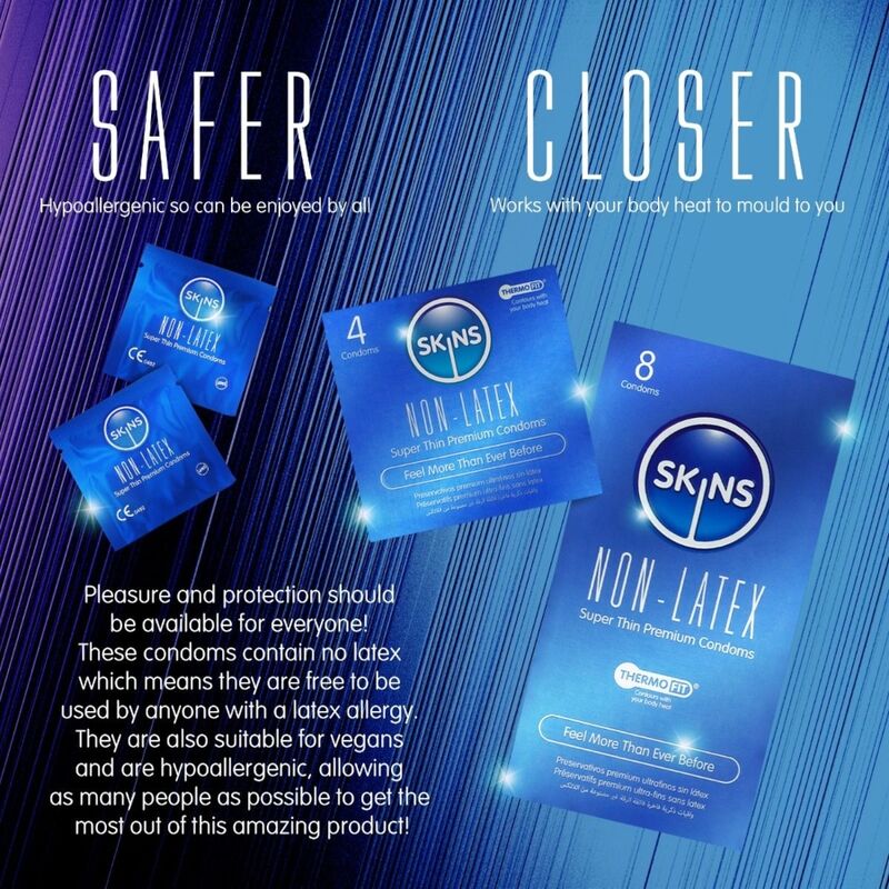 SKINS - LATEX-FREE CONDOMS PACK OF 8