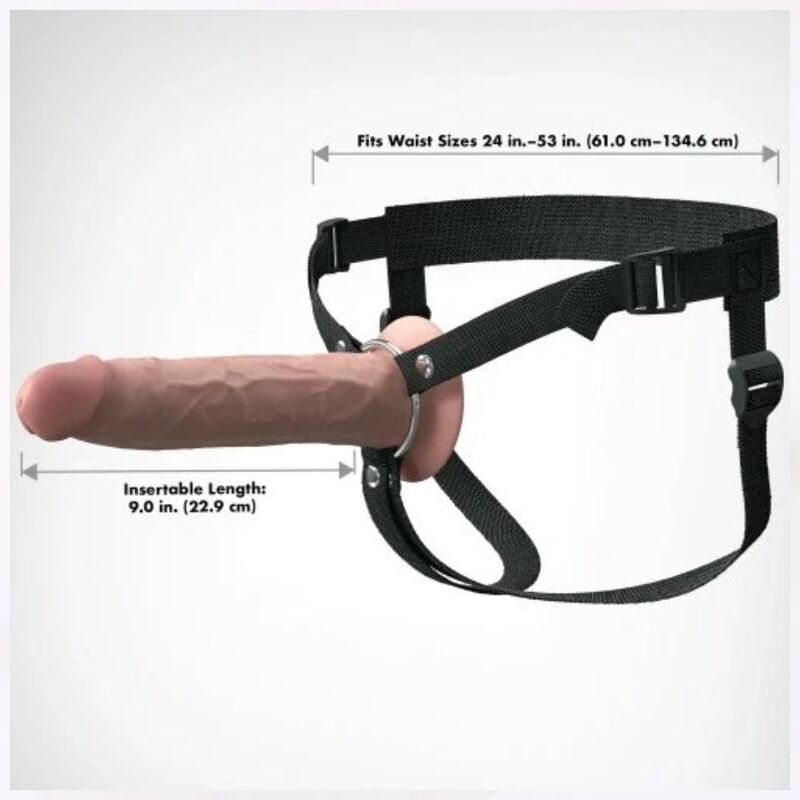 FANTASY X-TENSIONS - ELITE REALISTIC HOLLOW STRAP-ON 24.1 CM