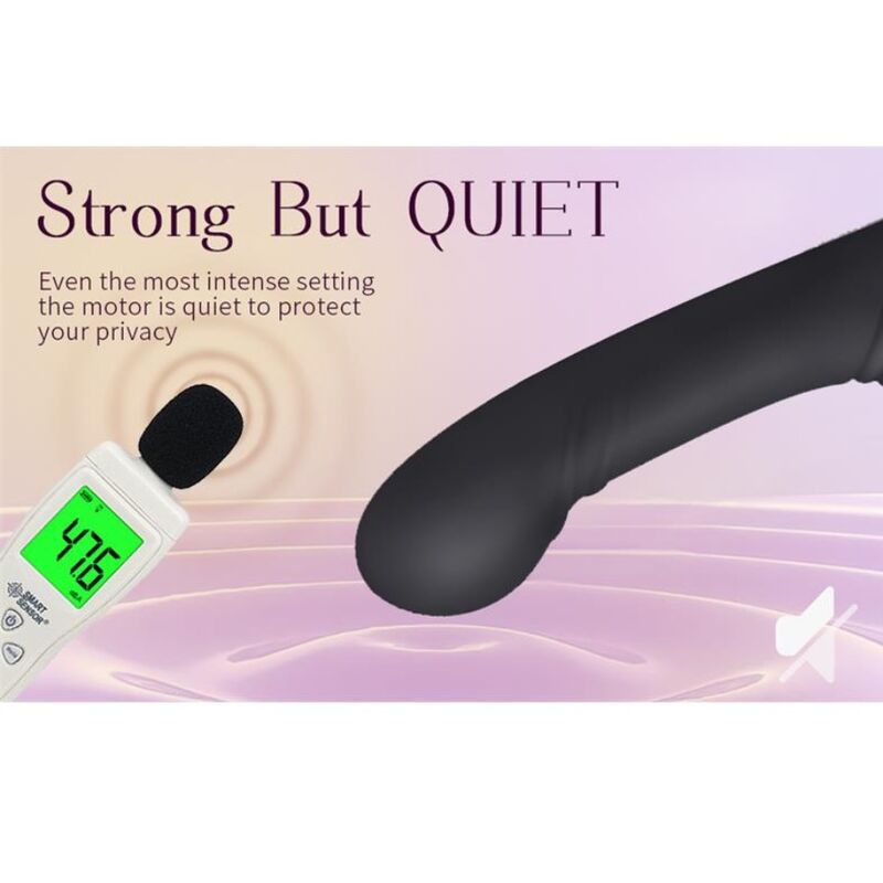 NALONE - ALLOW DUAL VIBE WITH ROTATION AND THRUSTING BLACK