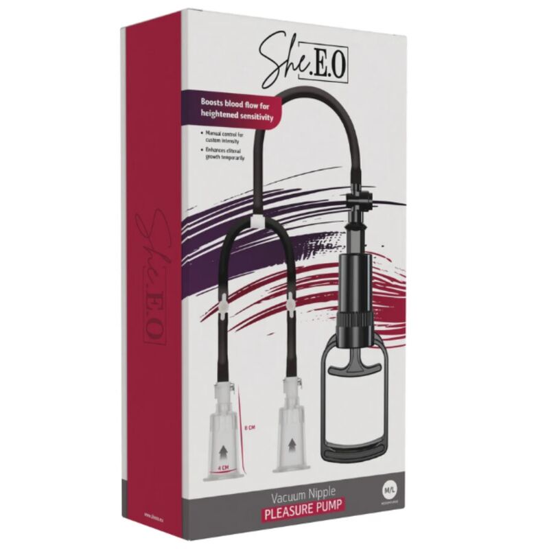 SHE.E.O - VACUUM PUMP FOR NIPPLES M/L