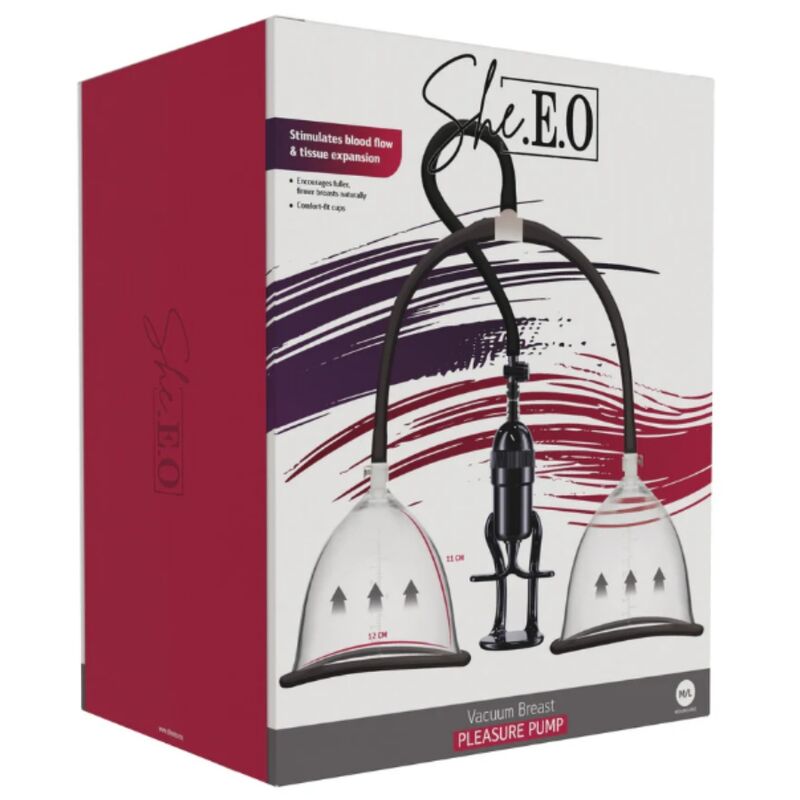 SHE.E.O - BREAST VACUUM PUMP M/L