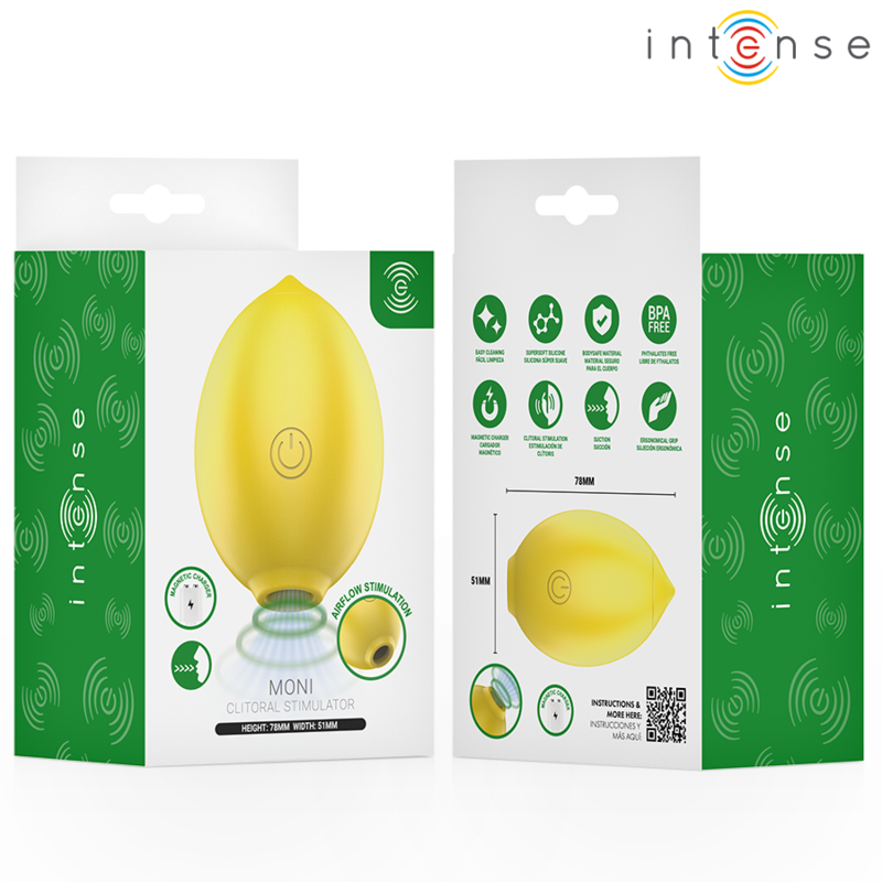 INTENSE - MONI LEMON CLITORIS SUCTION STIMULATOR