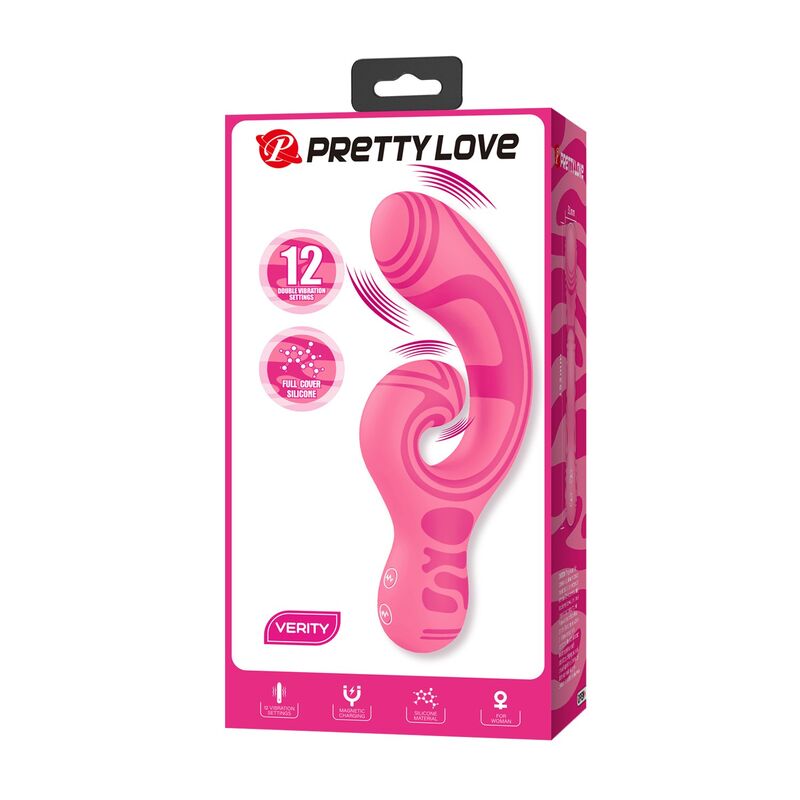 PRETTY LOVE - VERITY USB-AUFLADBARER DOPPEL-MASSAGEGERÄT