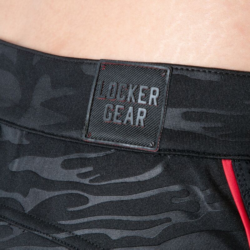 LOCKER GEAR - PEŁNY DOSTĘP WOJSKOWY, SZORTY, CZERWONE, M
