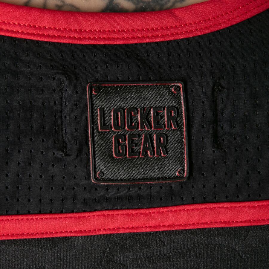 LOCKER GEAR - PEŁNY DOSTĘP WOJSKOWY TANKTOP CZERWONY XL