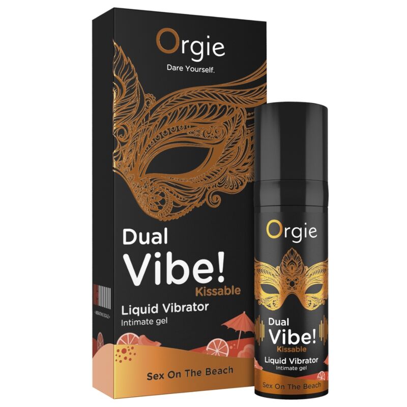 ORGIE - DUAL VIBE! SEX ON THE BEACH KYSSEVENLIG FLYDENDE VIBRATOR 15 ML