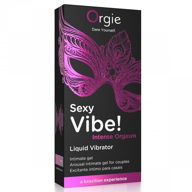 ORGIE - SEXY VIBE! INTENS ORGASME FLERE FORNEMMELSER INTIMGEL 15 ML