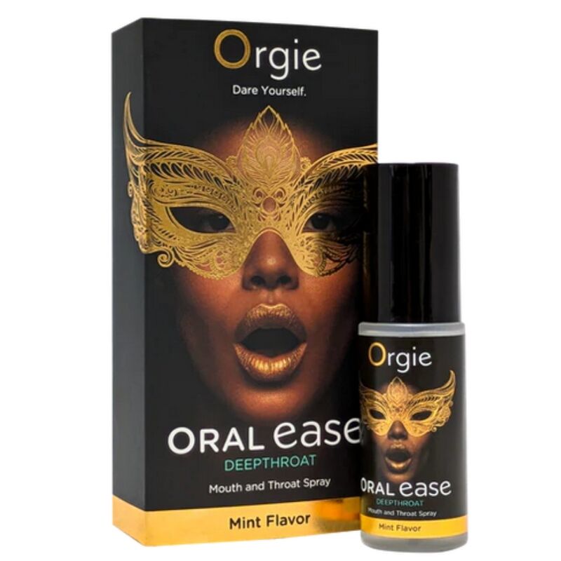 ORGIE - SPRAY PARA BOCA E GARGANTA ORAL EASE, SABOR MENTA, 50 ML