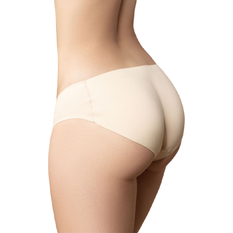 BYE-BRA - PANTIES SHORT WITH FILLING NALGAS SIZE M