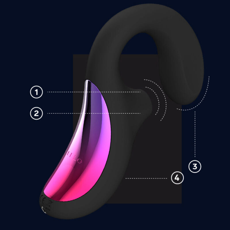 LELO - ENIGMA CRUISE DOUBLE STIMULATION SONIC MASSAGER BLACK