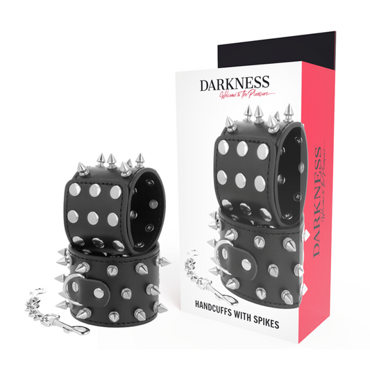 DARKNESS - CZASZKI I KOSCI CZARNE KAMJNKI Z KOLCZAMI