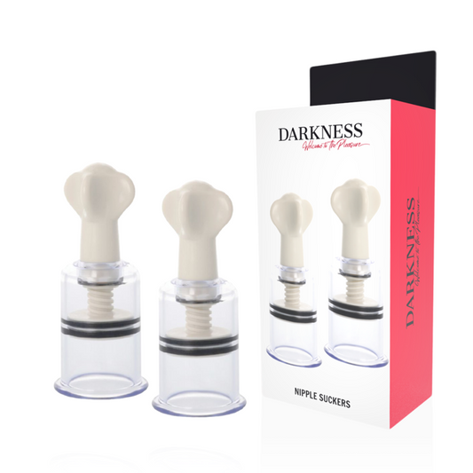 DARKNESS - TRANSPARENTER NIPPELSAUGER 3,1 CM DURCHMESSER