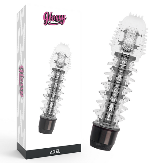 GLOSSY - WIBRATOR AXEL CZARNY