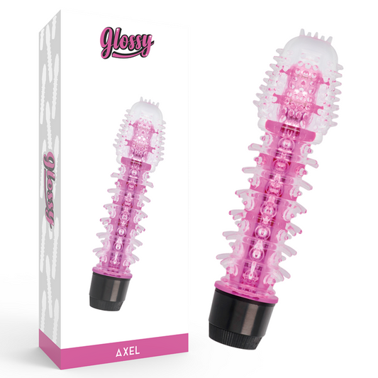 GLOSSY - WIBRATOR AXEL ROZOWY