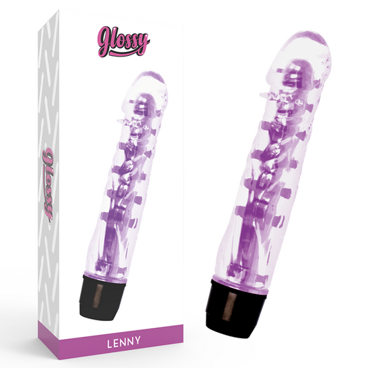 GLOSSY - WIBRATOR LENNY FIOLETOWY
