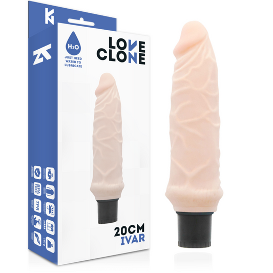 LOVECLONE - WIBRATOR SAMOSMAROWACY IVAR 20 CM -O- 3.7 CM