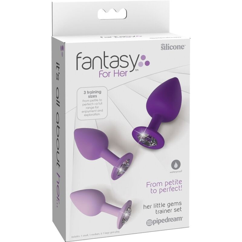 FANTASY FOR HER - VIOLET ANAL PLUG SET 3