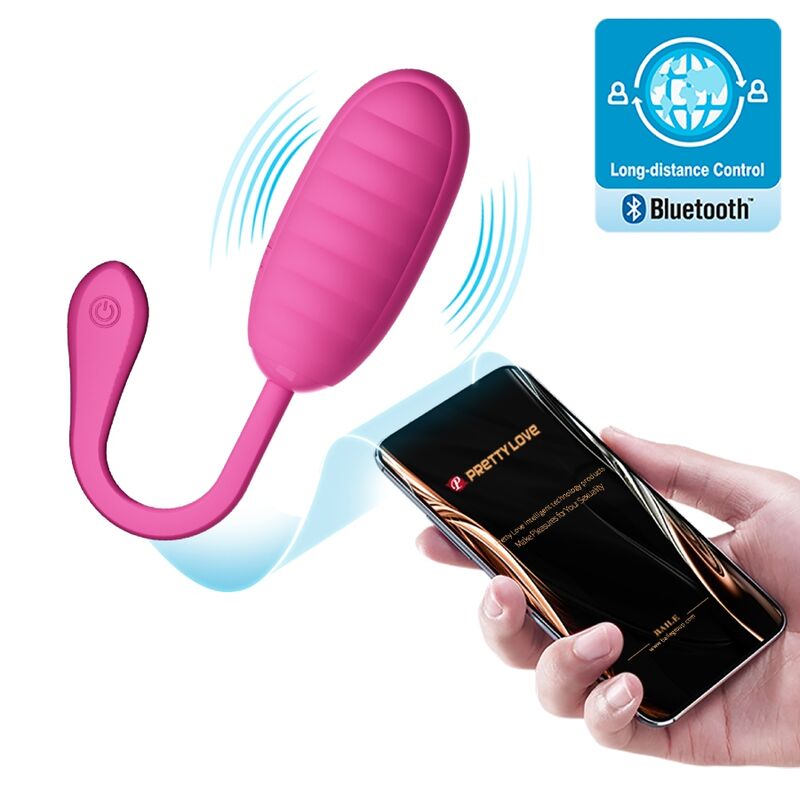 PRETTY LOVE - CATALINA PINK RECHARGEABLE VIBRATING EGG FREE APP