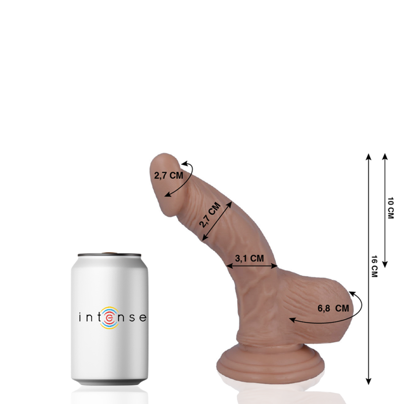 MR INTENSE - 2 REALISTIC COCK 16 CM -O- 2.7 CM