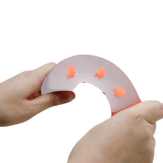 PRETTY LOVE - MAGICAL NIGHTFALL DILDO UTAN VIBRATION LJUSANDE ORANGE