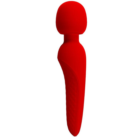 PRETTY LOVE - MEREDITH MASSAGER 12 TRYBÓW WIBRACJI CZERWONY