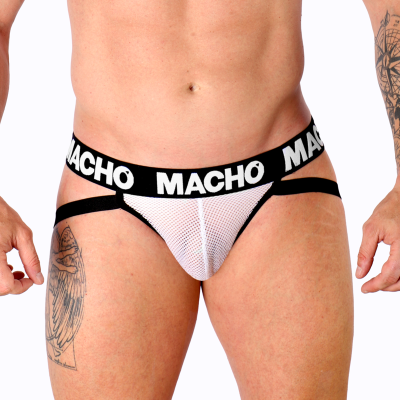 MACHO - MX26X1 JOCK GRID WHITE L