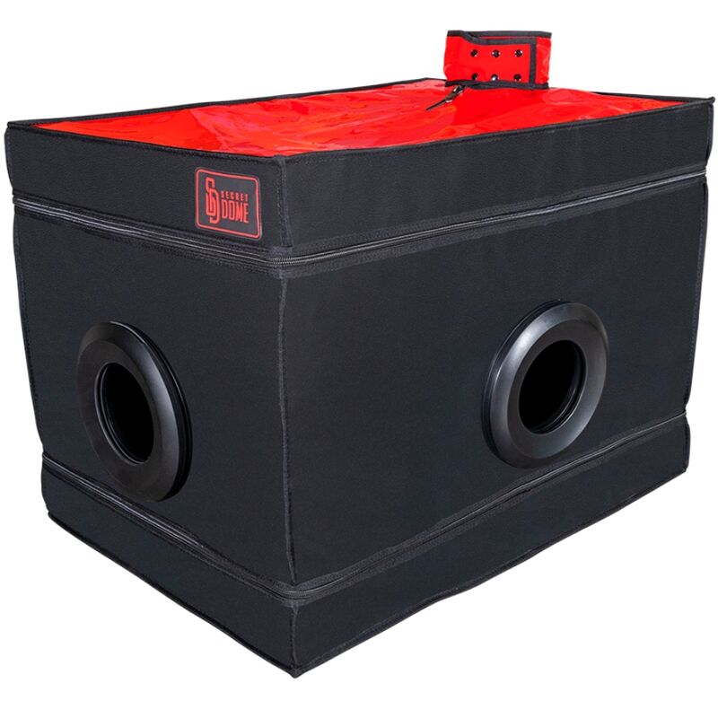 SECRET DOME - KINK CLUB LA NICHE CABIN BLACK & RED