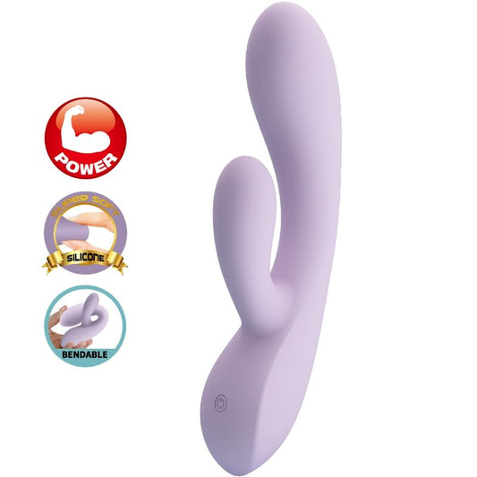 PRETTY LOVE - WIBRATOR ROSOLYN RABBIT 10 WIBRACJI FIOLETOWY
