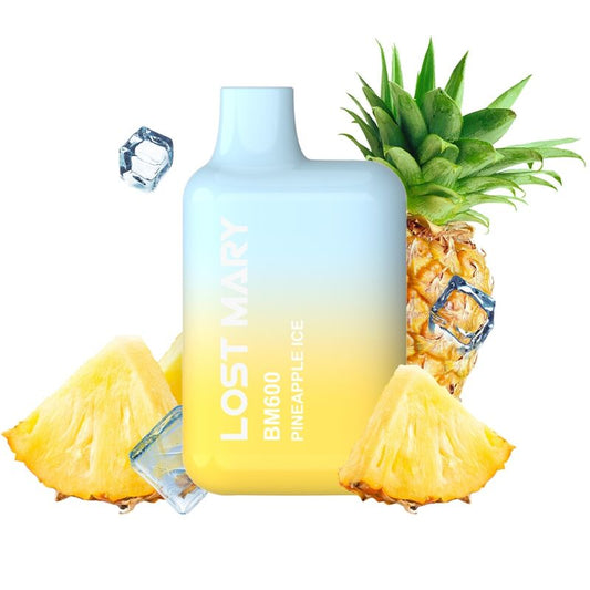 LOST MARY - BM600 NICOTINE VAPER 2% DISPOSABLE PINEAPPLE ICE