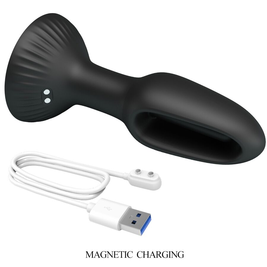 PRETTY LOVE - HUBERT ANAL PLUG WITH 7 VIBRATION MODES