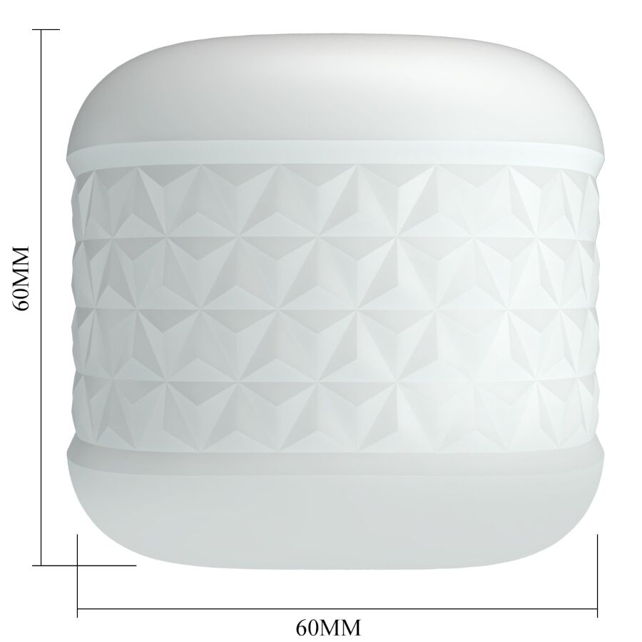 PRETTY LOVE - CRYSTLE MALE MASTURBATOR WHITE