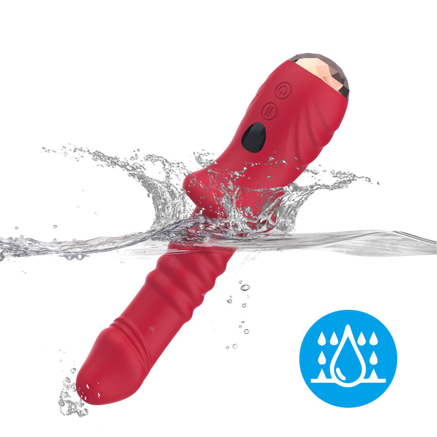 ARMONY - POINT A STIMULATING VIBRATOR DILDO RED