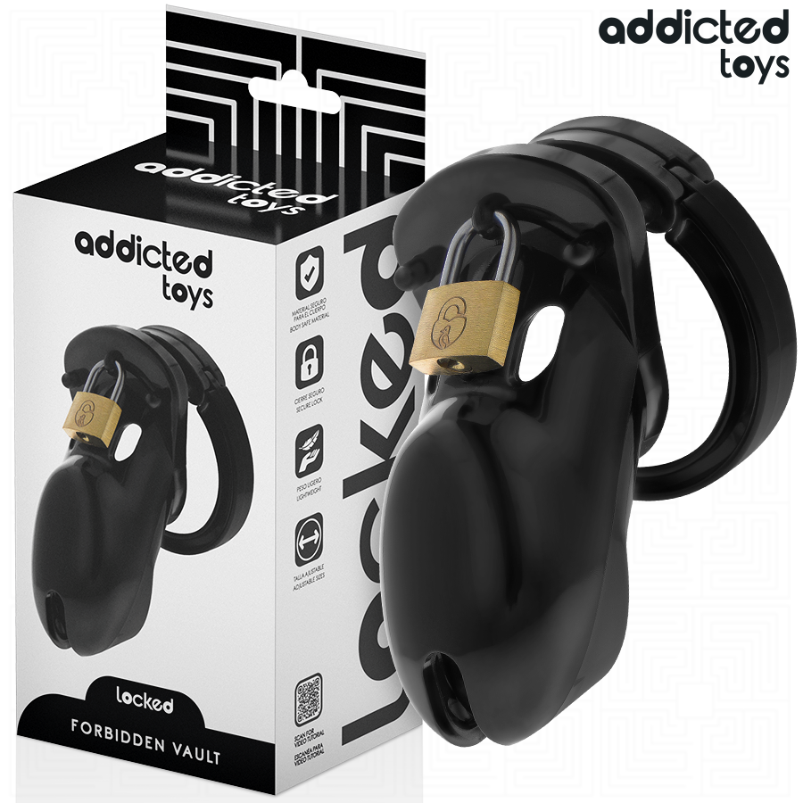 ADDICTED TOYS LOCKED - FORBIDDEN VAULT PENIS CAGE 10 CM