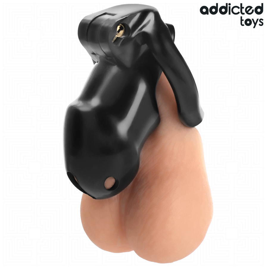 ADDICTED TOYS LOCKED - MINDNIGHT CELL PENIS CAGE SIZE M