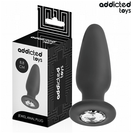 ADDICTED TOYS - ANALSEXLEKSAK MED JUVEL SILIKON STORLEK S 8,8 CM