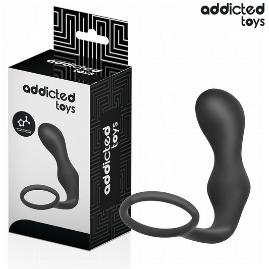 ADDICTED TOYS - ANALPLUGG MED RING SILIKON MODELL 3