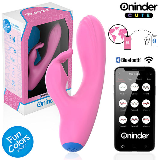 ONINDER CUTE - LOVE BUNNY WIBRATOR G-SPOT ŁECHTACZKA - BEZPŁATNA APLIKACJA NA CAŁY ŚWIAT