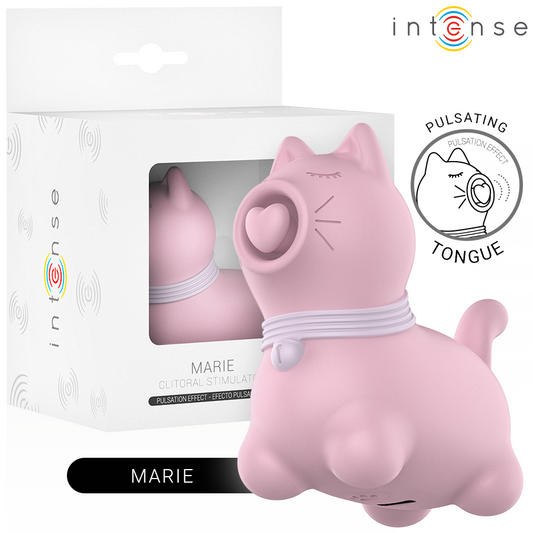 INTENSE - MARIE PINK STYMULATOR JĘZYKA Z EFEKTEM PULSOWANIA