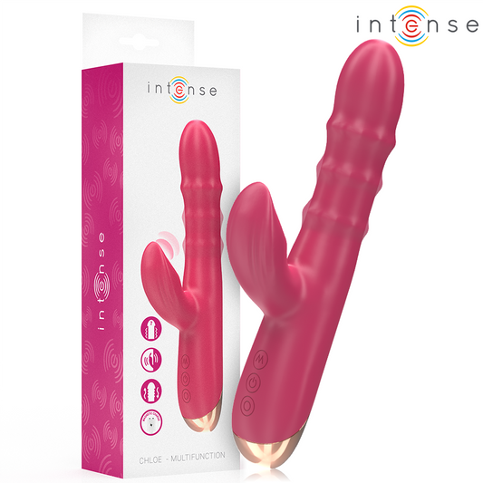 INTENSE - CHLOE WIELOFUNKCYJNY WIBRATOR 3 W 1 CZERWONY