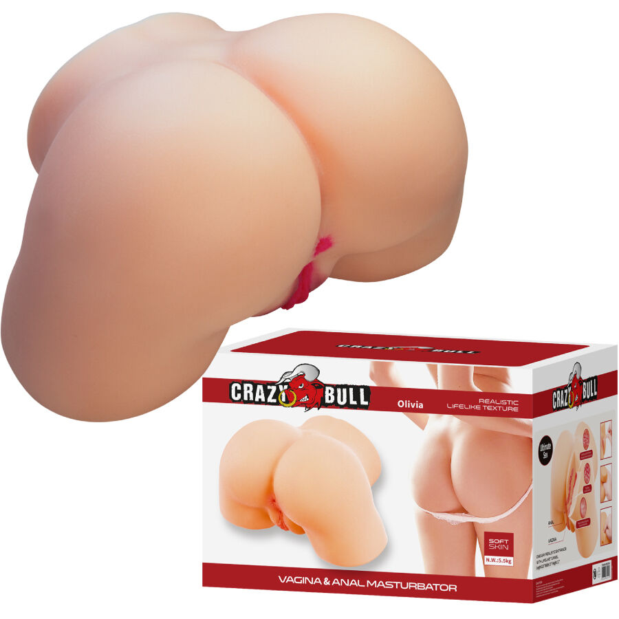 CRAZY BULL - OLIVIA REALISTIC FEMALE BUTT VAGINA AND ANAL 5.5 KG