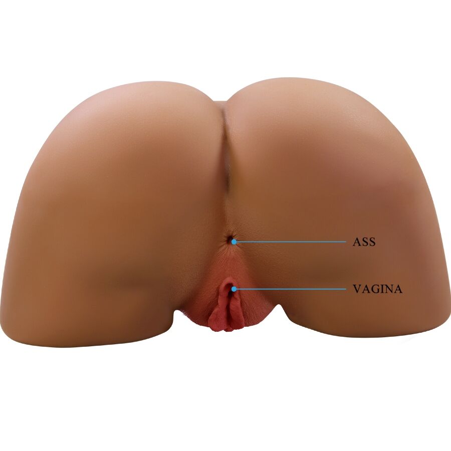 CRAZY BULL - SOPHIA REALISTIC FEMALE BUTT VIBRATOR AND SUCKER WITH SOUND 5.5 KG